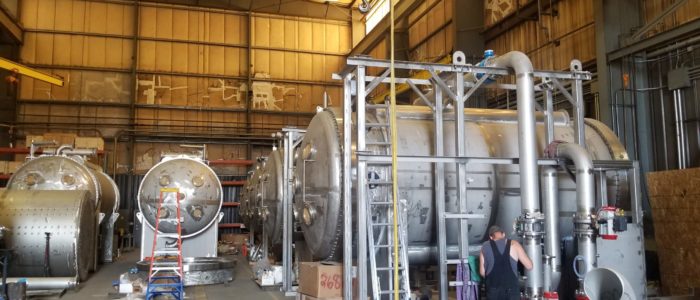 Alloy fabrication in the Harris Thermal shop