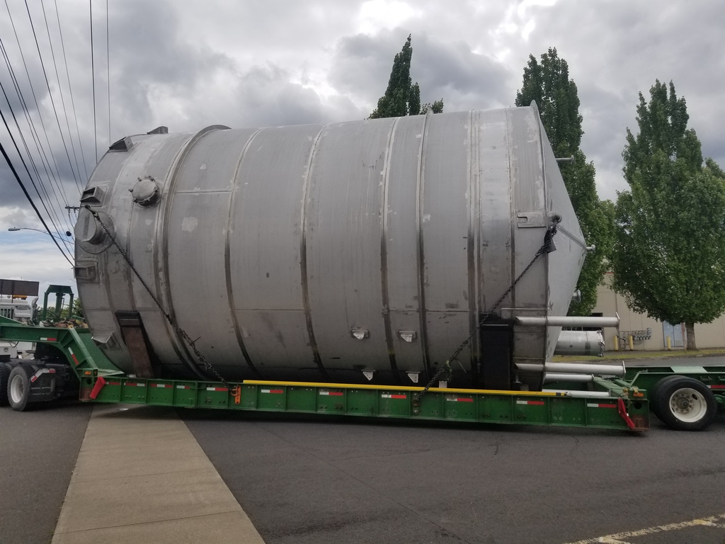 20ft OD stainless steel tanks fabricated by Harris Thermal