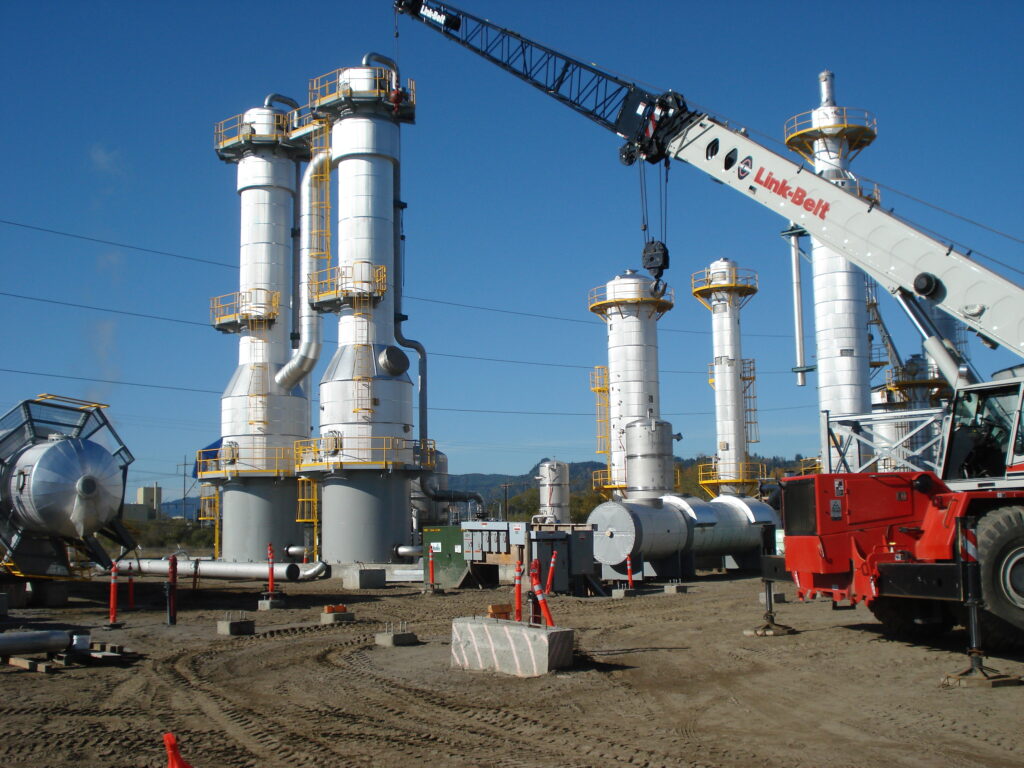 Industrial equipment installation