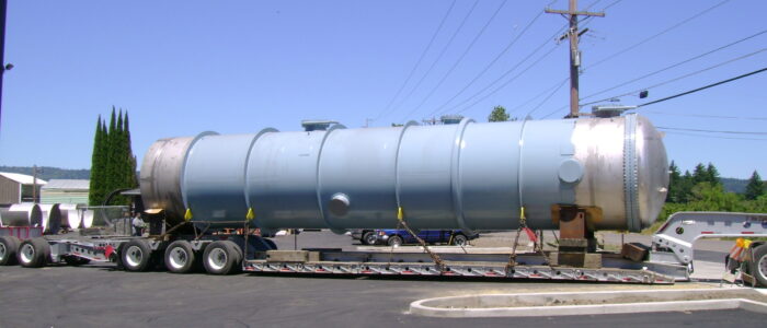 Stainless steel evaporator vessel fabricated by Harris Thermal